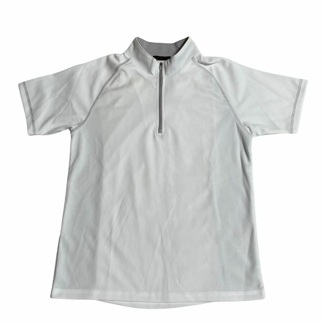 GU(ジーユー)のジーユースポーツ  半袖 ハーフジップ Tシャツ ハイネック スポーツウェア レディースのトップス(ポロシャツ)の商品写真