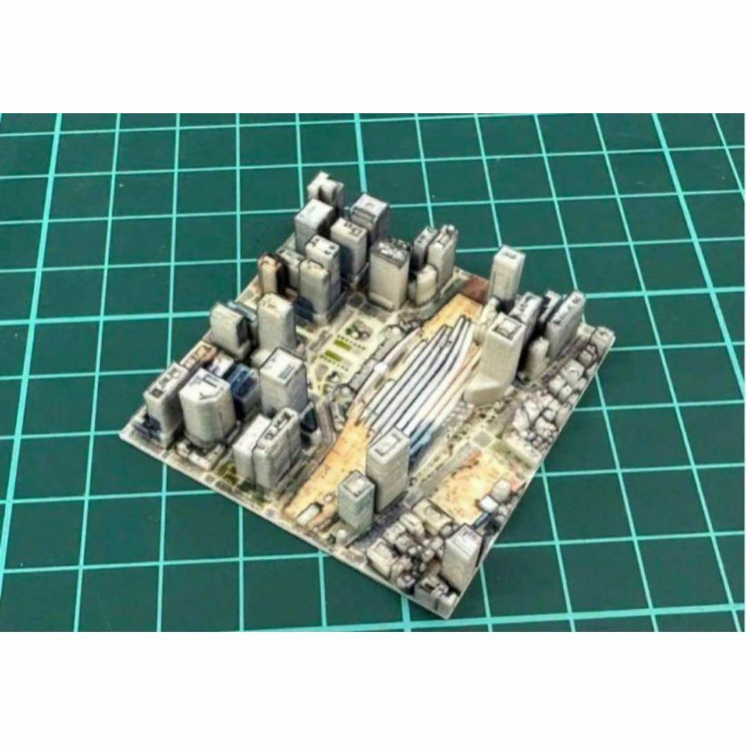 ミニチュア☆3D地図☆ミニジオラマ☆東京駅周辺☆フィギュアに ミニチュア☆3D地図☆ミニジオラマ☆東京駅周辺☆フィギュアに