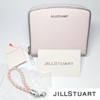 ジルスチュアート(JILLSTUART)の【新品タグ付き】ジルスチュアート ブレイズラウンドファスナー折り財布 ピンク(財布)