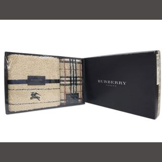 バーバリー(BURBERRY)の未使用品 バーバリー フェイスタオル ウォッシュタオル BEIGE ベージュ(タオル/バス用品)