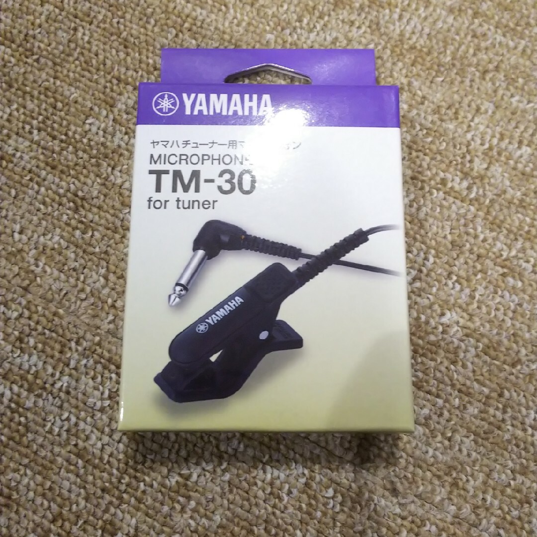 ヤマハ(ヤマハ)のYAMAHA ヤマハ チューナー用マイクロフォン TM-30BK ブラック 楽器の楽器 その他(その他)の商品写真