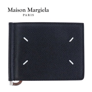 マルタンマルジェラ(Maison Martin Margiela)のメゾンマルジェラ 三つ折り財布 マネークリップ ブラック カードケース ミニ財布(折り財布)