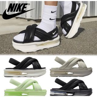 ナイキ(NIKE)のNIKE エアマックスアイラ　ブラック　24cm(サンダル)