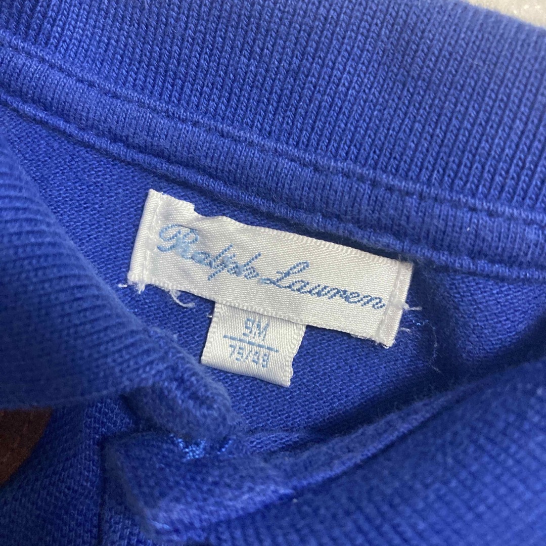 Ralph Lauren(ラルフローレン)のラルフローレン ベビー ワンピース 青 9m キッズ/ベビー/マタニティのベビー服(~85cm)(ワンピース)の商品写真