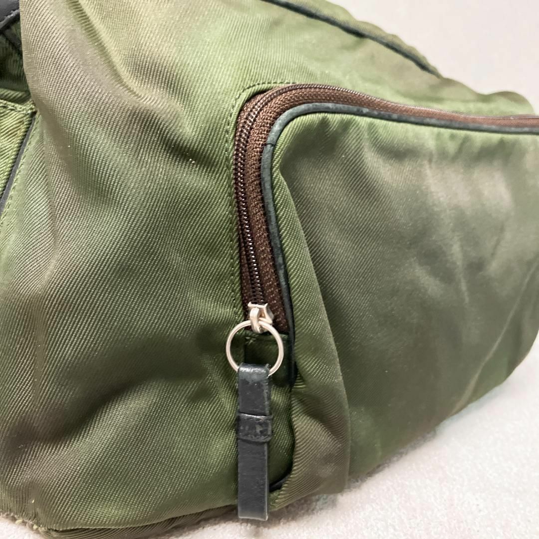 COACH(コーチ)の美品✨COACH コーチセミショルダーバッグトートバッグモスグリーン緑 レディースのバッグ(ショルダーバッグ)の商品写真