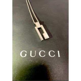 グッチ(Gucci)の【シルバー925】GUCCI  ネックレス　カットアウト　G イタリア製(ネックレス)