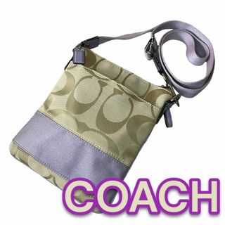 コーチ(COACH)の大人気　COACH　ショルダーバッグ　シグネチャー　ミニバッグ　ポシェット(ショルダーバッグ)