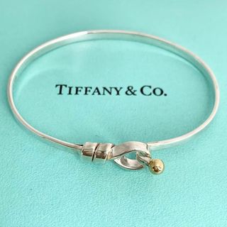 ティファニー(Tiffany & Co.)のティファニー フック＆アイ コンビ ブレスレット バングル 11-3(ブレスレット/バングル)