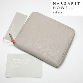 マーガレットハウエル(MARGARET HOWELL)の【新品タグ付き】マーガレットハウエルアイデア ロチェ二つ折り財布 ライトグレー(財布)