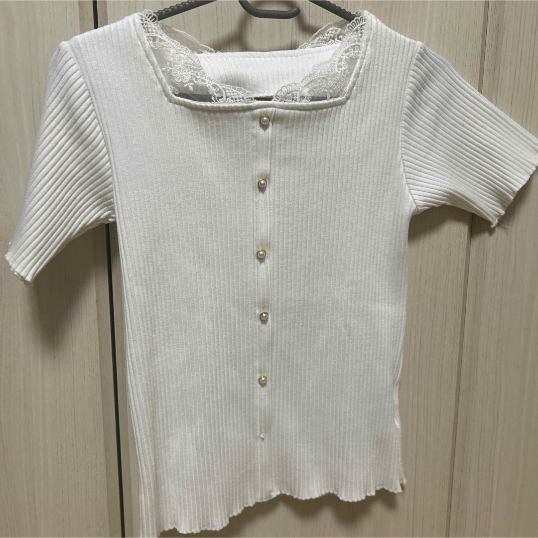 SNIDEL(スナイデル)の半袖　ホワイト レディースのトップス(Tシャツ(半袖/袖なし))の商品写真