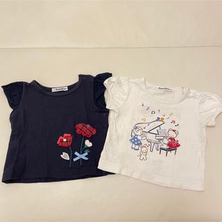 ファミリア　familiar 80cm Tシャツ　2枚セット