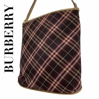 バーバリーブルーレーベル(BURBERRY BLUE LABEL)の良品　バーバリーブルーレーベル　p　ノバチェック　キャンバス　ショルダーバッグ(ショルダーバッグ)