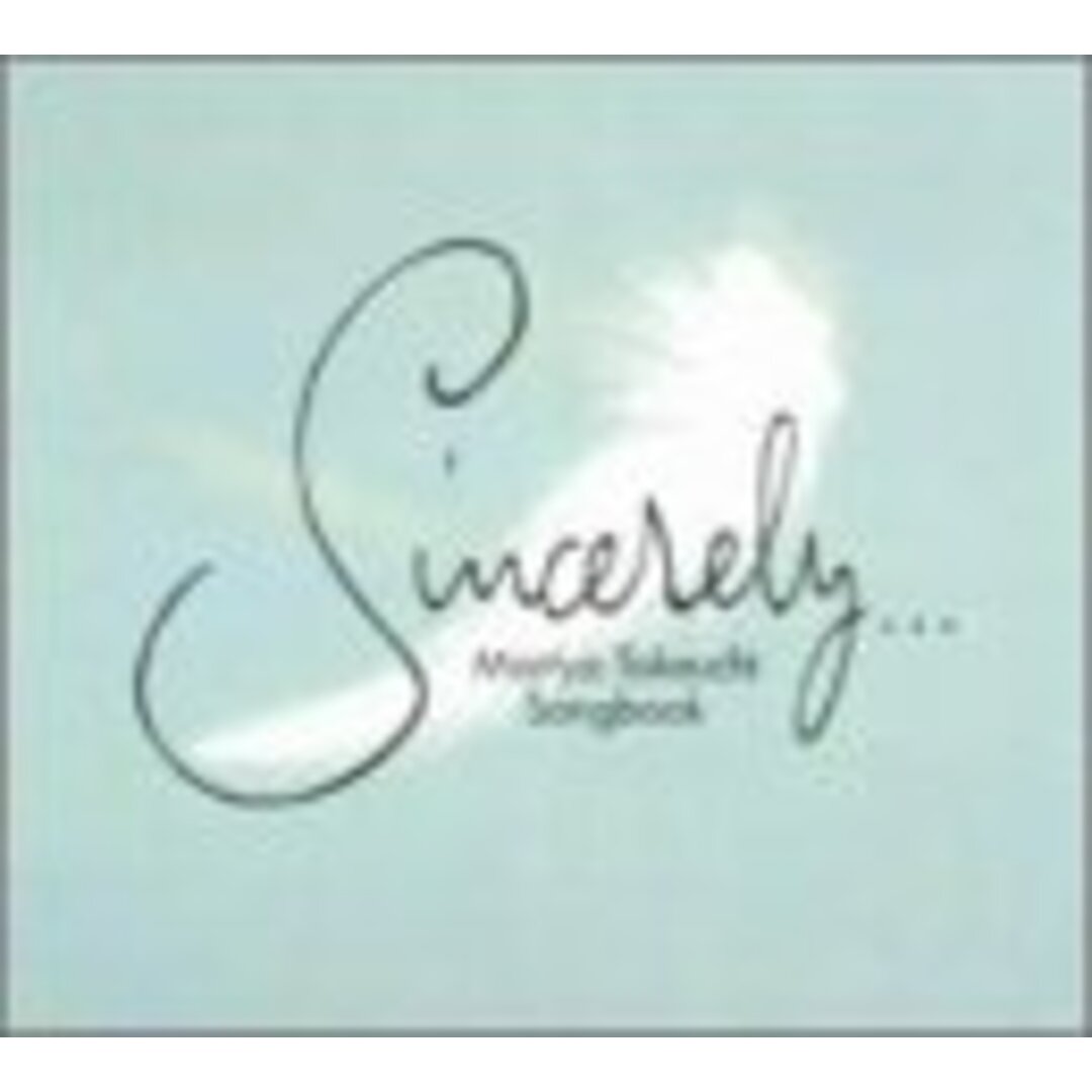 (CD)Sincerely~MARIYA TAKEUCHI SONGBOOK~／オムニバス、リタ・クーリッジ、ポインター・シスターズ、マリリン・マーティン&ジョー・ピズーロ、リサ・ローブ、ティファニー エンタメ/ホビーのCD(ポップス/ロック(邦楽))の商品写真