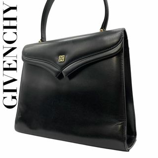 ジバンシィ(GIVENCHY)のGIVENCHY　ジバンシー　p　フォーマルバッグ　黒　レザー　ハンドバッグ(ハンドバッグ)