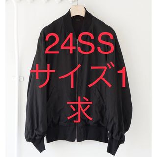 COMOLI - 求　24SS COMOLI リネン W クロス ジップ ブルゾン