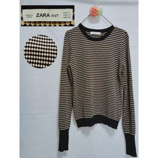 ザラ(ZARA)の【ZARA】ニット　春　ザラ　総柄　ドット(ニット/セーター)