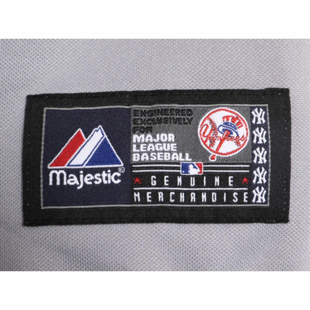 MLB オフィシャル Majestic ヤンキース ベースボール シャツ メンズ XS 程 ユニフォーム ゲームシャツ メジャーリーグ 半袖シャツ 大リーグ スポーツ/アウトドアの野球(ウェア)の商品写真