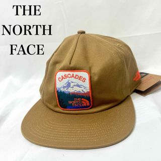 ザノースフェイス(THE NORTH FACE)のノースフェイス　帽子　キャップ　ブラウン　ワッペン(キャップ)