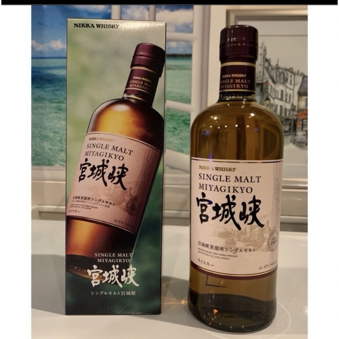 サントリー(サントリー)の【品薄❗️２種セットCM】知多 700ml  & 宮城峡 700ml  食品/飲料/酒の酒(ウイスキー)の商品写真