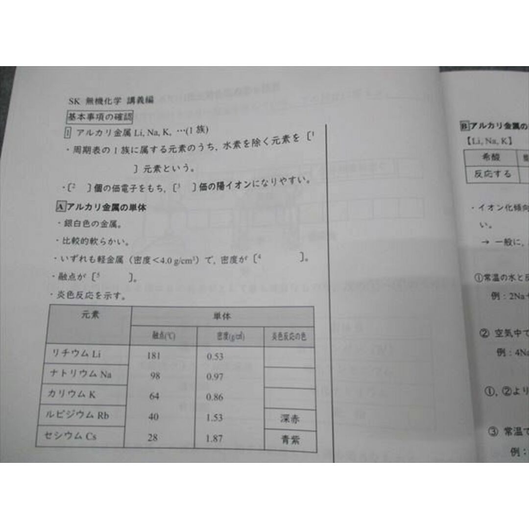 WJ29-089 早稲田アカデミー 高3年 化学 SK 無機雅楽 講義編/分野別小問集 未使用 2023 夏期講習 計2冊 18S0C エンタメ/ホビーの本(語学/参考書)の商品写真