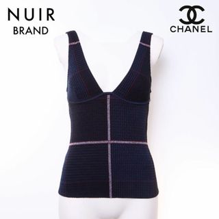 シャネル CHANEL ツイード キャミソール ポリエステル