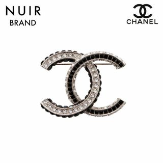 シャネル(CHANEL)のシャネル CHANEL ココマーク ラインストーン ブローチ(ブローチ/コサージュ)