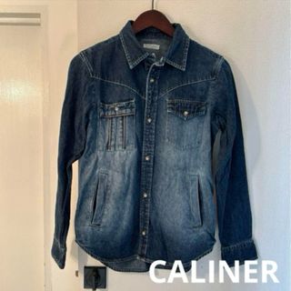 CALINER  ヴィンテージ風デニムシャツ(シャツ/ブラウス(長袖/七分))