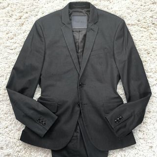 ザラ(ZARA)のZARA MAN ジャケパン 上下セット スーツ ビジカジ チャコール(セットアップ)