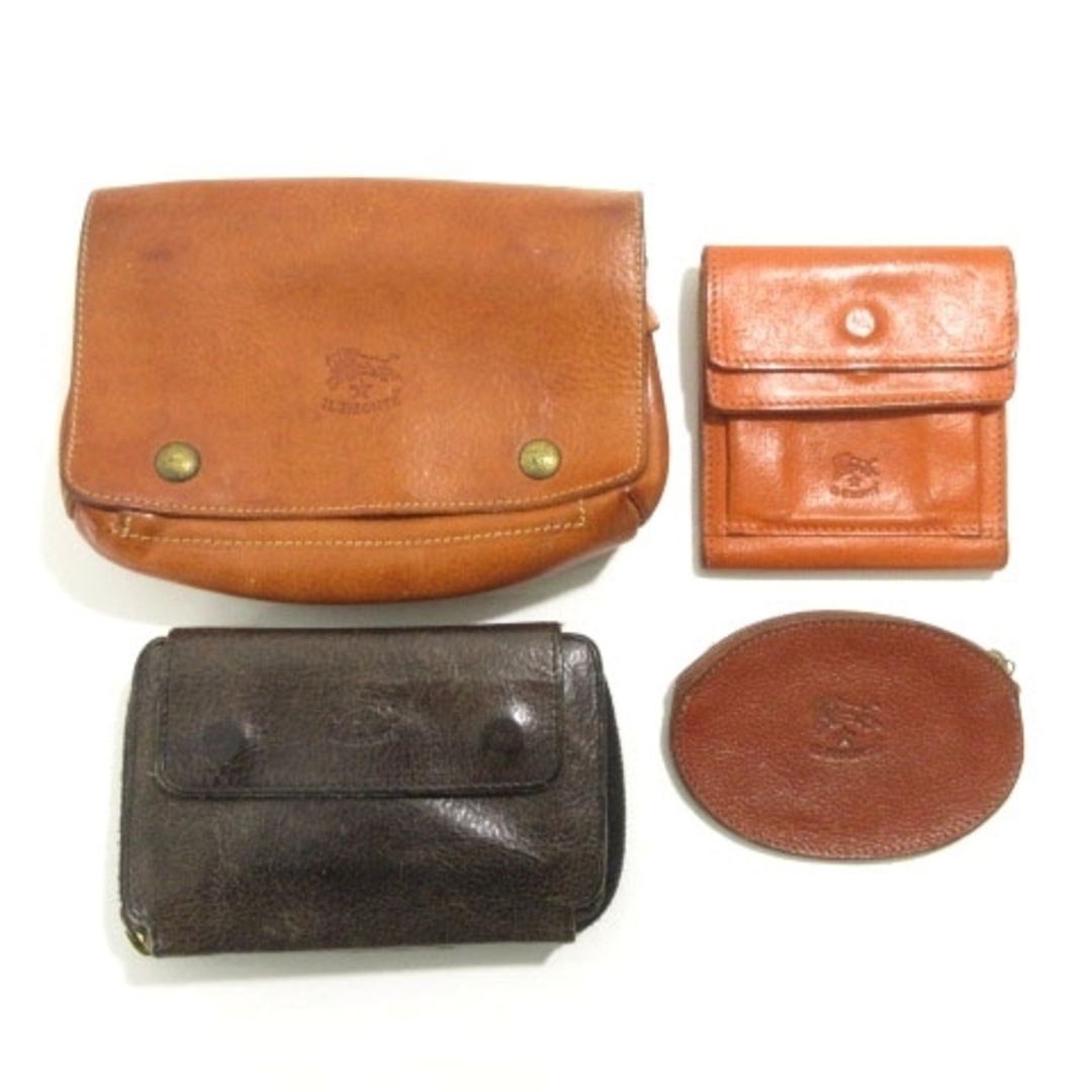 IL BISONTE(イルビゾンテ)のイルビゾンテ  8点 セット バッグ 財布 レザー ショルダー ハンド トート レディースのバッグ(ショルダーバッグ)の商品写真