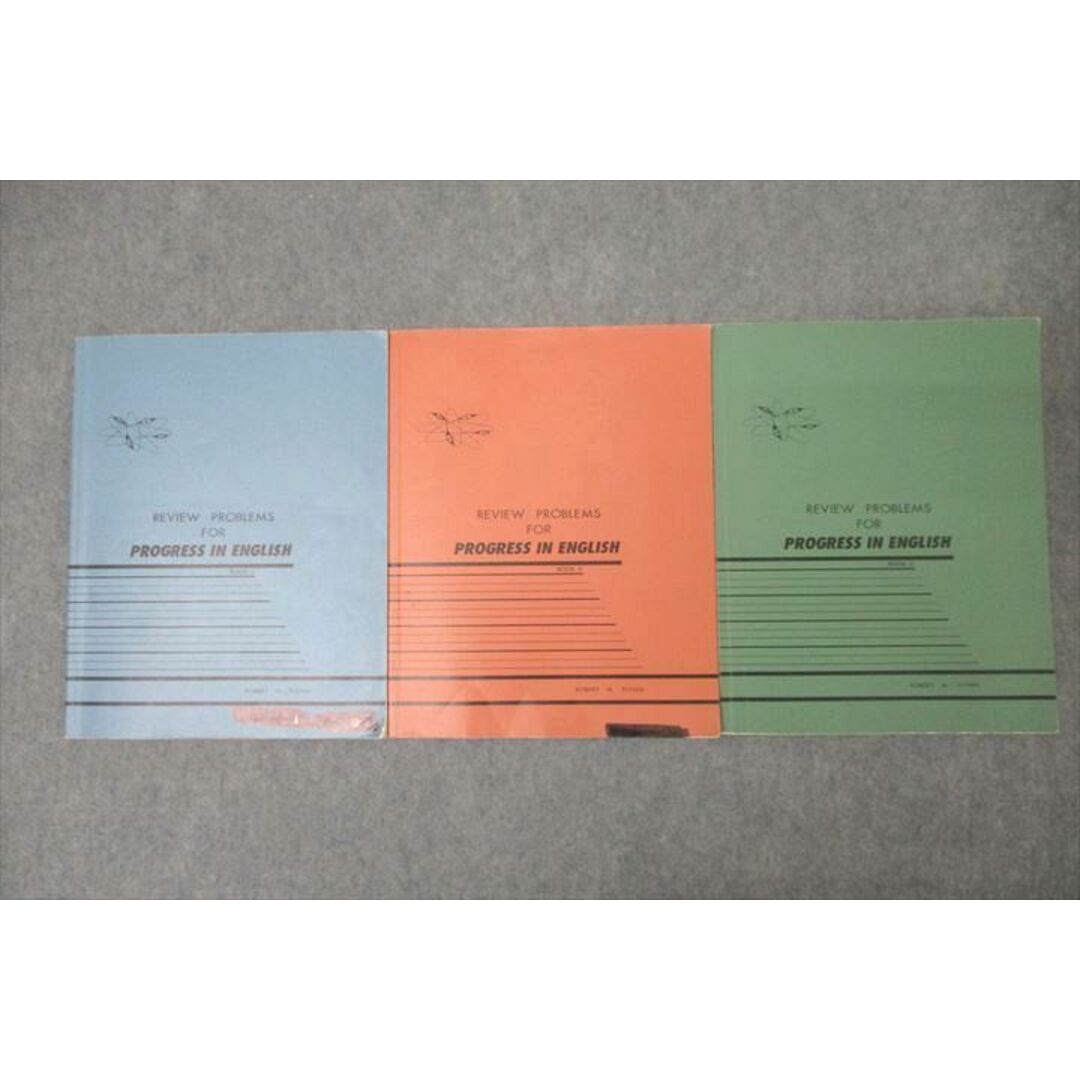 WJ25-134 エデック REVIEW PROBLEMS FIR PROGRESS IN ENGLISH Book1〜3 テキストセット 2014〜2016 計3冊 15m0C エンタメ/ホビーの本(語学/参考書)の商品写真