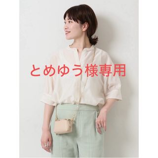 スピックアンドスパン(Spick & Span)のSpick & Span  シアーバブルスリーブシャツ(シャツ/ブラウス(半袖/袖なし))