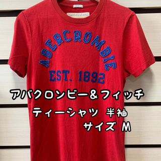 アバクロンビーアンドフィッチ(Abercrombie&Fitch)のアバクロンビー＆フィッチ ロゴワッペン刺繍 Tシャツ サイズM(Tシャツ/カットソー(半袖/袖なし))