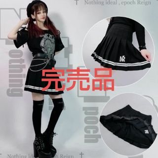 NieR Clothing - 完売品【NieR】ハイウエストプリーツスカートパンツ ブラック スカパン ミニ