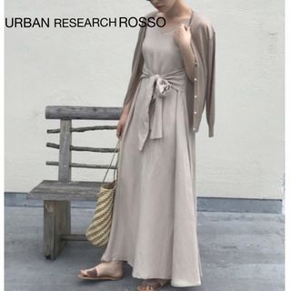 アーバンリサーチロッソ(URBAN RESEARCH ROSSO)のURBAN RESEARCH ROSSO  リボンマキシワンピース(ロングワンピース/マキシワンピース)