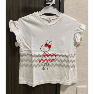 ニットプランナー(KP)のkp 袖フリル付きTシャツカットソー 120㎝(Tシャツ/カットソー)