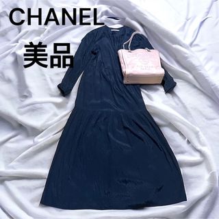 シャネル(CHANEL)のレア　シャネル　ドーヴィル　　チェーンショルダー　オールレザー　キャビアスキン(ショルダーバッグ)