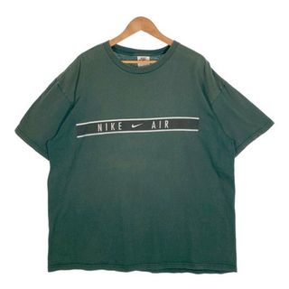 ナイキ(NIKE)の90's NIKE ナイキ NIKE AIR プリントTシャツ グリーン USA製 Size XL(Tシャツ/カットソー(半袖/袖なし))