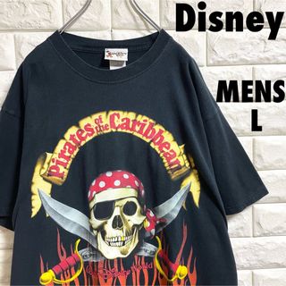 Disney - 激レア　ディズニー　パイレーツオブカリビアン　半袖Tシャツ　メンズLサイズ