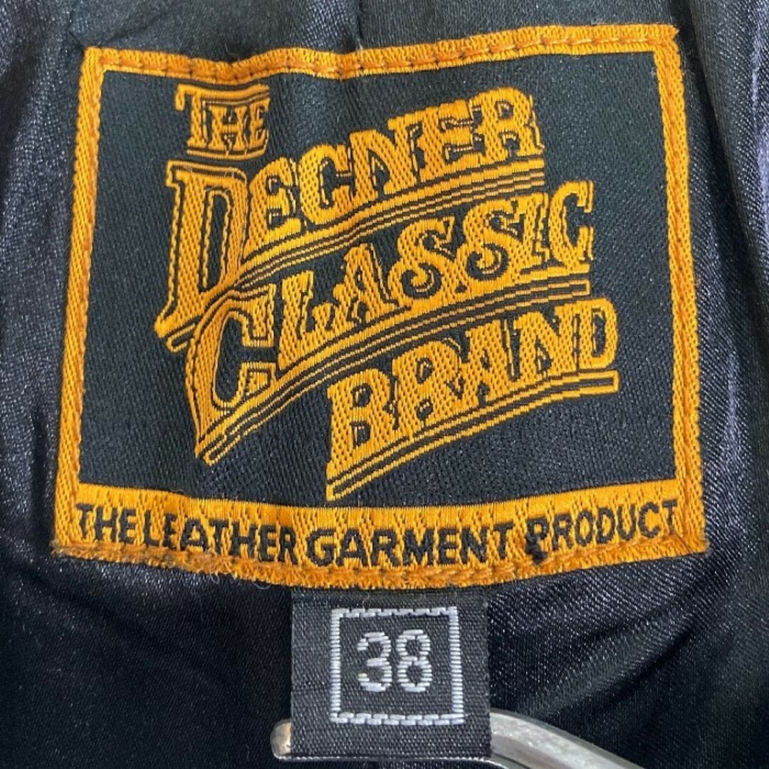 DEGNER(デグナー)の★DEGNER デグナー ストレート レザーパンツ ブラック 牛革 Size38 メンズのパンツ(その他)の商品写真