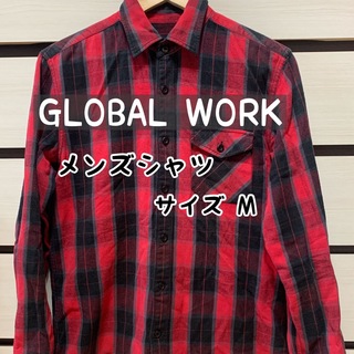 グローバルワーク(GLOBAL WORK)のグローバルワーク チェックシャツ 長袖 サイズM(シャツ)