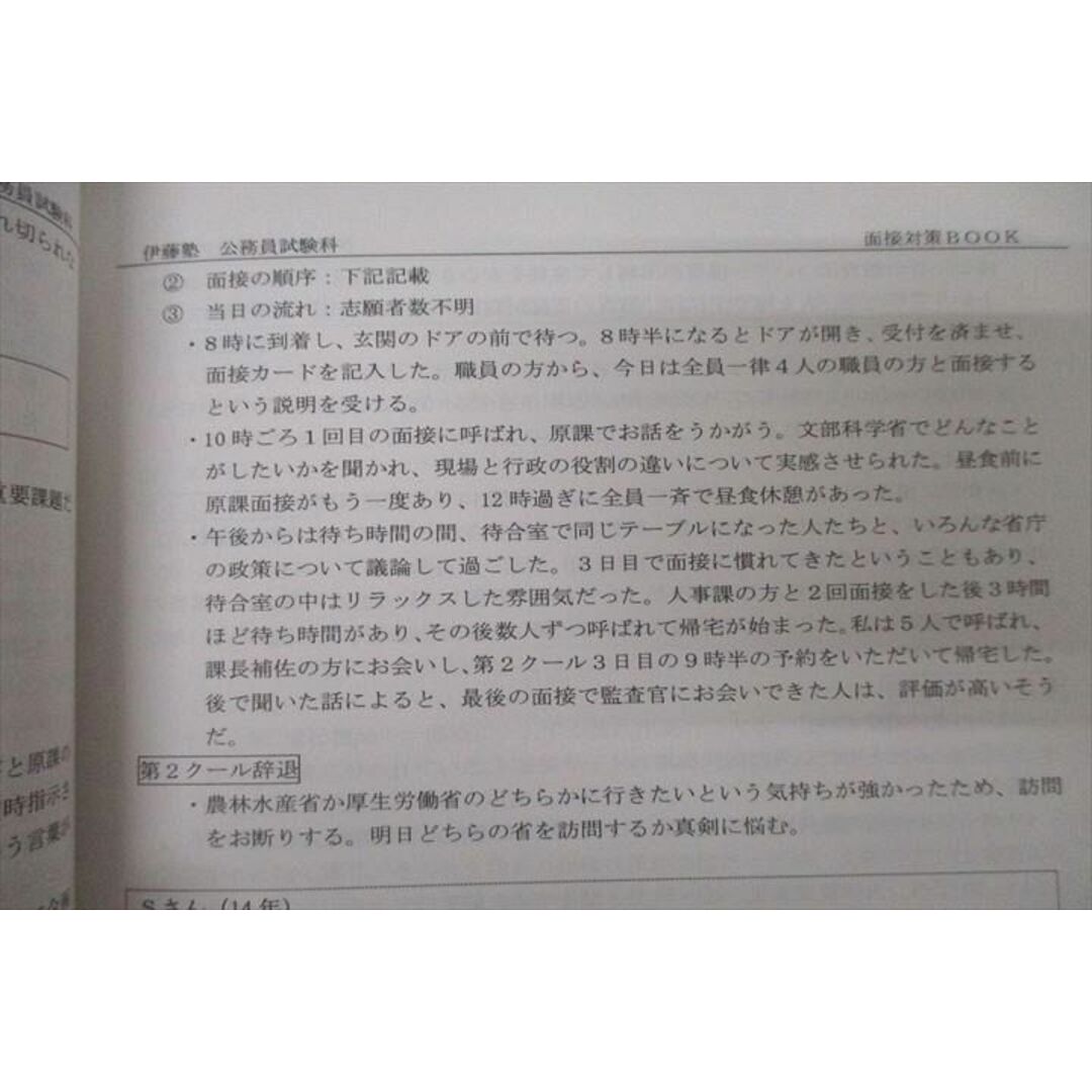 WJ25-017 伊藤塾 公務員試験 国家総合職 合格テキスト 面接対策講義/面接体験記 2021年合格目標セット 状態良 計2冊 25S4D エンタメ/ホビーの本(ビジネス/経済)の商品写真