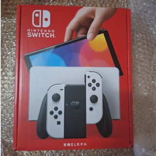 ニンテンドースイッチ(Nintendo Switch)の新品、未使用　任天堂Switch有機ELホワイト(家庭用ゲーム機本体)