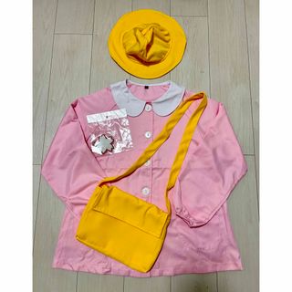 極美品　園児　コスチューム　コスプレ　4点セット　Sサイズ　ロリ(衣装一式)