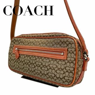 コーチ(COACH)のCOACH コーチ　s82　斜め掛け　6341　ショルダーバッグ　キャンバス　茶(ショルダーバッグ)