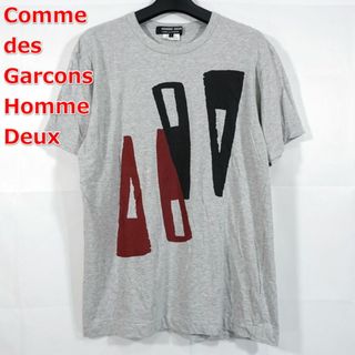 コムデギャルソンオムドゥ(COMME des GARCONS HOMME DEUX)の【良品】コムデギャルソンオムドゥ　幾何学柄Ｔシャツ(Tシャツ/カットソー(半袖/袖なし))