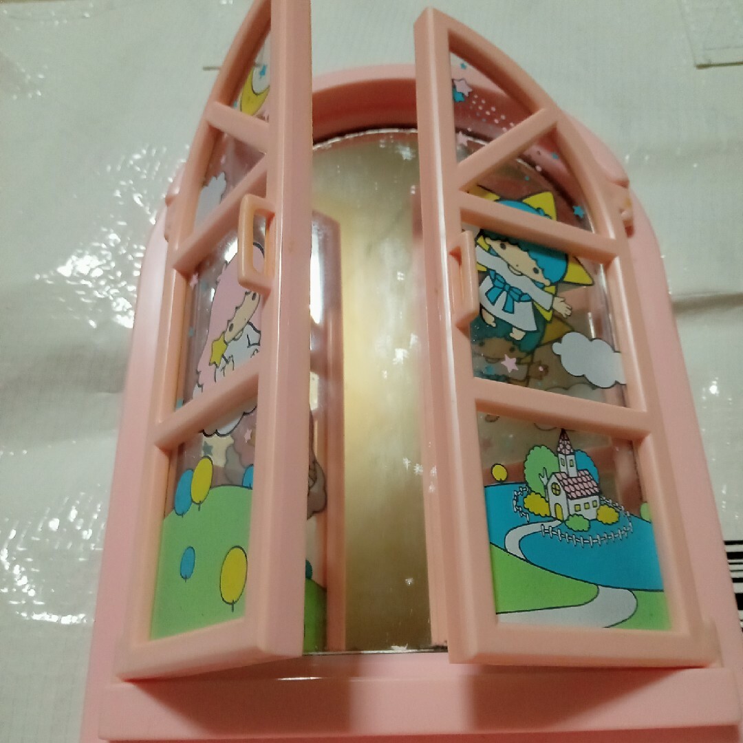 キキララ　当時の物　鏡 エンタメ/ホビーのおもちゃ/ぬいぐるみ(キャラクターグッズ)の商品写真
