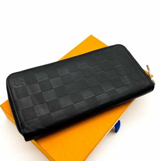 LOUIS VUITTON - 【極美品】ルイヴィトン　ジッピーウォレット　ダミエアンフィニ　長財布　黒