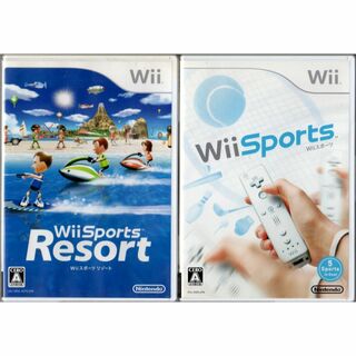 ウィー(Wii)のWiiスポーツ＆リゾートセット [Wii](家庭用ゲームソフト)