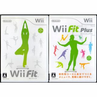 ウィー(Wii)のWii Fit & Fit Plus セット [Wii](家庭用ゲームソフト)