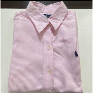 ラルフローレン(Ralph Lauren)のラルフローレン　RALPH LAUREN  ストライプ柄ＢD 半袖シャツ(シャツ/ブラウス(半袖/袖なし))